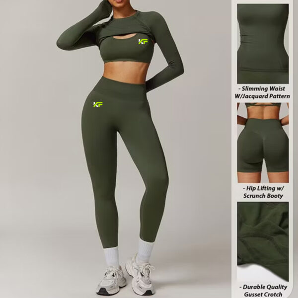 Slim Fit 4PCS Seamless Athletic Apparel