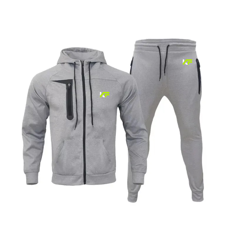 Long Sleeve Full-Zip Running Workout Tracksuit